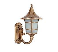 Applique murale extérieure E27 Applique murale étanche simple européenne antique balcon lanternes murales applique murale intérieure extérieure pour cour couloir villa jardin applique murale bronze