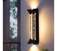 Applique Murale Extérieure, Éclairage Blanc Chaud 3000K, Appliques Murales En Cristal, Luminaires Modernes, Appliques Led, Luminaires À Fixer Pour Porche, Cour Ou Jardin.