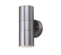 Applique Murale Extérieure GU10 Acier IP44 B:6 Cm Argent Up Down Terrasse