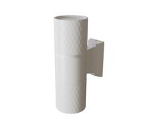 Applique Murale Extérieure Indirecte Up Down H: 19 Cm Petit IP54 Blanc 2x GU10