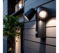 Applique Murale Extérieure LED 12W Aluminium avec Détecteur de Mouvement PIR Ab