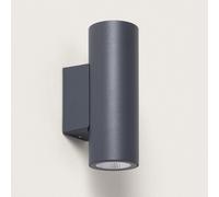 Applique Murale Extérieure Led 12w Aluminium Éclairage Double Face Cct Sélectionnable Satna Anthracite