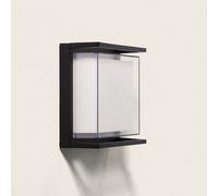 Applique Murale Extérieure LED 18W Aluminium Éclairage Carré Noir Rale