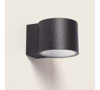 Applique Murale Extérieure Led 7w Aluminium Kudu Noir Mate