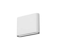 Applique murale extérieure LED blanche extra-plate - Forlight - PX-0433-BLA