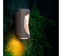 Applique Murale Extérieure LED Dimmable 12W Ciment Large Brinvo