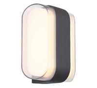 Applique murale extérieure lumière d'entrée LED métal anthracite IP54 lampe lumière