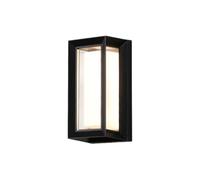 Applique murale extérieure moderne et étanche à LED - Applique carrée en aluminium, design anti-éblouissement pour la maison, le jardin et le couloir - Lot de plusieurs luminaires extérieurs classique