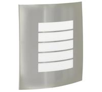 Applique murale extérieure moderne - vidaXL - Argenté - 23.5x9x26 cm - Acier inoxydable et plastique
