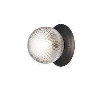 Applique Murale Extérieure Nuura Liila 1 Noir/ Transparent