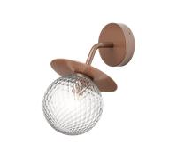 Applique Murale Extérieure Nuura Liila, Bronze foncé/Transparent