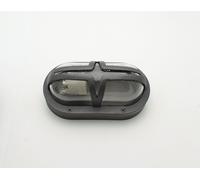 Applique Murale Extérieure Ovale En Laiton Verre E27 IP64 B: 23 Cm Noir Antique