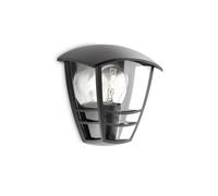 Applique murale extérieure Philips Creek lanterne noire E27 60 W lumière...