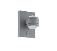 Applique murale extérieure SESIMBA 1 en métal argenté LED