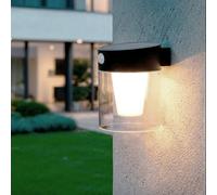 Applique Murale Extérieure Solaire LED 1,5W Aluminium avec Détecteur de Mouveme