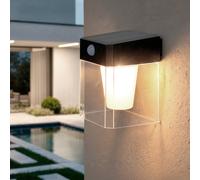 Applique Murale Extérieure Solaire LED 1,5W Aluminium avec Détecteur de Mouveme
