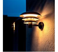 Applique Murale Extérieure Solaire LED 1.5W Aluminium Biel Noir