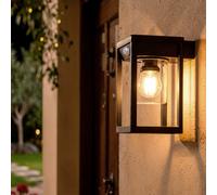 Applique Murale Extérieure Solaire LED 2W Aluminium Devah avec Détecteur de Mou