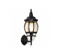 Applique Murale Extérieure Style Cloche Européenne, Avec Cadre En Alumimoulé Sous Pression Et Abat-Jour En Verre Incurvé, Étanche Et de Style Vintage, Idéale Pour Entrée, Terrasse, Porche Ou Portail d