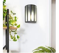 LEDKIA LIGHTING Applique Murale Extérieure Verre Hadley Noir