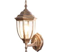 Applique Murale extérieure Verticale européenne Antique dorée, Douille E27, éclairage Mural, entrée de Maison, Cour avec Protection IP44, Lampe Murale, Porche, allée, Couloir, Spot Mural