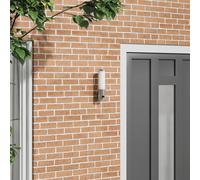 Applique Murale Extérieure Vidaxl Avec Capteur En Acier Inoxydable Argent Ip44