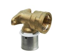 Applique murale femelle PER à sertir 16mm x 15/21 - 1/2" Fixoconnect