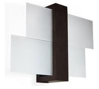 Applique Murale FENIKS Lampe Murale Moderne Design pour Chambre Salon Escalier Couloir - Wenge