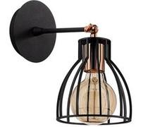 Applique murale filaire en métal KEMAH - D. 15 cm x H. 24 cm - Noir Noir G