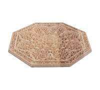 Applique Murale Fleur Bois Ronde Vintage Européenne pour Placard