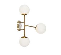 Markslöjd Trinity applique murale 3x20 W blanc-laiton 108254