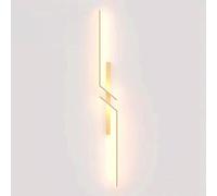 Applique Murale géométrique linéaire, Lampe Murale Ultra-Fine en métal à Longue Bande, LED Moderne, éclairage décoratif pour Couloir, Appliques murales Simples et Nordiques, 3000 K