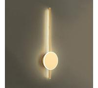 Applique Murale géométrique Minimaliste à LED, Bande linéaire Blanche Chaude 3 000 K, éclairage d'intérieur pour Salon, Chambre à Coucher, Couloir