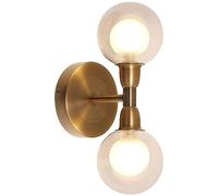 Applique Murale Globe en Verre Applique Murale Industrielle Applique Murale Vanité Applique Murale Appliques Murales pour Chambre Chevet Étude Chambre d'enfant 1 Pack / 2 Pack