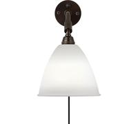 Applique Murale Gubi Bestlite BL7 en Laiton Noir et Porcelaine