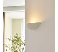 Lindby Applique Murale Guilia à intensité variable (Moderne) en Blanc Plâtre/Terre Cuite e. a. pour Couloir (1 lampe,à E27), Applique, Lampe Murale, Eclairage, Luminaire Mural