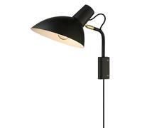 Applique Murale Halo Design Metropole Noir