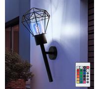 Applique Murale Hauswandlampe Lampe Torche Murale RGB LED Dimmable Télécommande