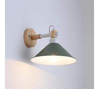 Applique Murale Industrielle Style Macaron - Lampe de Grange en métal avec Abat-Jour en Forme d'entonnoir en Fer pour la décoration intérieure, Style Moderne, Parfaite pour Le Salon et la Chambre