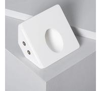 Applique Murale Intégration Plâtre/Placo 2w Coupe 103x100 Mm 2700k Blanc Chaud