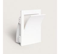 Applique Murale Intégration Plâtre/Placo Pour Ampoule Led E14 Découpe 313x253 Mm Blanc