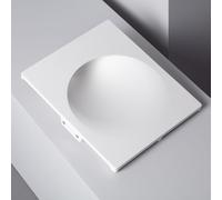 Applique Murale Intégration Plâtre/Pladur Pour Ampoule Led Gu10/Gu5.3 Coupe 353x293 Mm Blanc