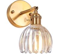 Applique Murale Intérieur Lampe murale en Verre Industrielle Réglable