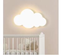 Applique murale Intérieur LED Chambre d'enfant Veilleuse 3000K Blanc Chaud Acrylique Applique Murale Cartoon Lampe Nuage Moderne
