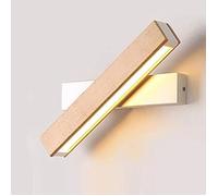 Applique Murale Intérieur LED - Goeco - Rotation 360° - Bois Massif - Chambre