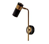 Applique Murale Intérieur Moderne Rotative à 350° Réglable à 90° Bras Articulé En Métal Luminaire Décoratif pour Chambre Couloir Salon