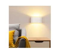 Applique murale intérieure - ALPINALUZ - Bayona - Aluminium blanc - Éclairage LED haut/bas réglable - Culot G9