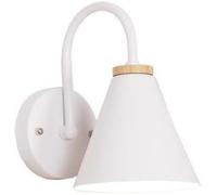 Applique Murale Intérieure Lumière à Piles, Appliques sans Fil Lumières avec Télécommande, Lampe Moderne en Métal Décor pour Chambre à Coucher sans Fil Restaurant, White