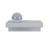 Applique murale intérieure UP Lampe salle à manger Applique murale couloir Lampe en plâtre à peindre, métal blanc, 1x LED 1x 7 Watt 1x 690 lm, LxH 30x17,5 cm, cage d'escalier