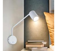 Applique Murale Interrupteur Blanc Réglable Métal GU10 Lecture Wandleuchte Lit